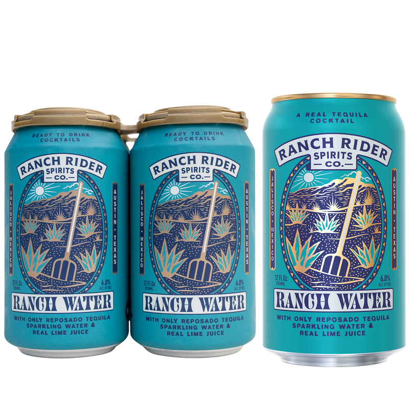 Ranch Rider Spirits Ranch Water 4pk 12oz Can 6% ABV