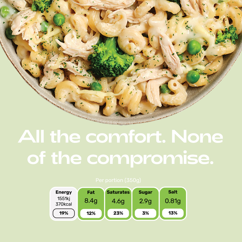 GSN Chicken Macaroni Cheese & Greens, 350g