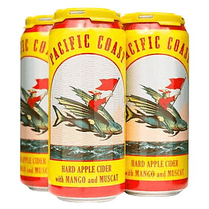 Pacific Coast Cider Mango Muscat 4pk 16oz Can
