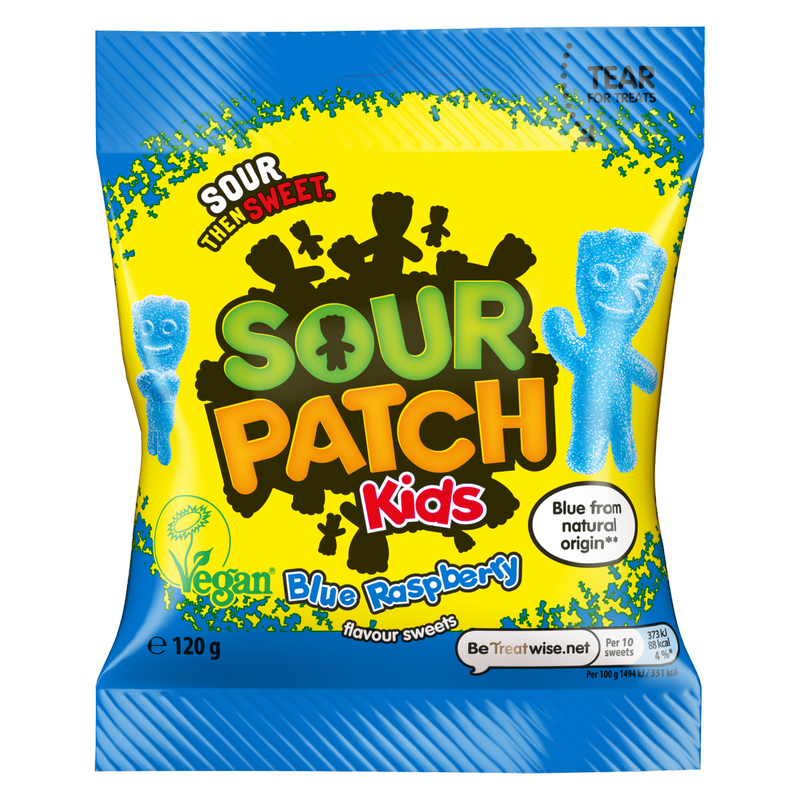 Sour Patch Kids Blue Raspberry, 120g