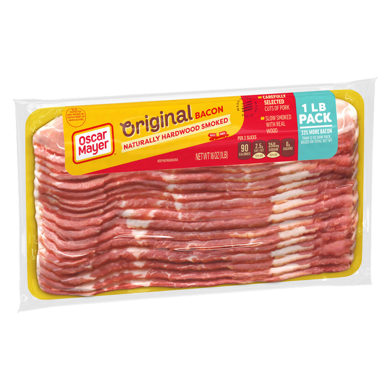 Oscar Mayer Naturally Hardwood Smoked Bacon - 16oz