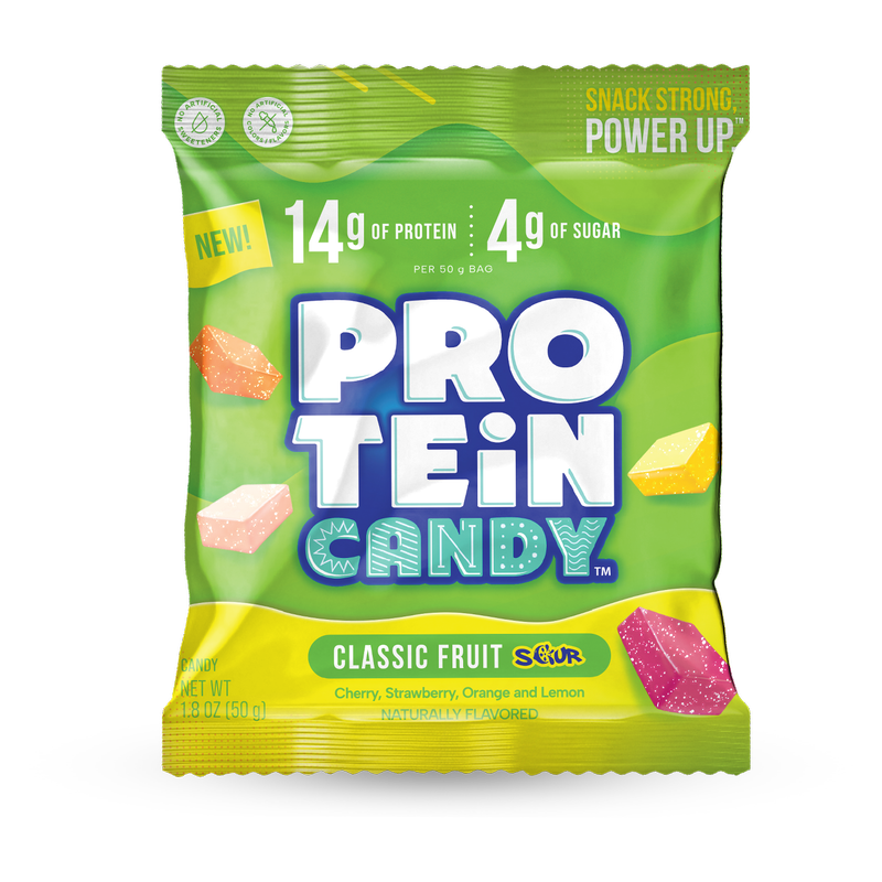 Protein Candy Classic Fruit Sour, 1.9oz
