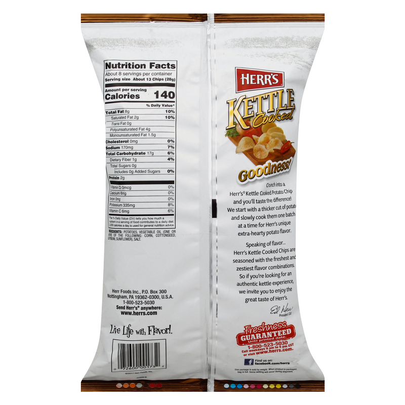 Herr's Russet Kettle Chips 7.5oz