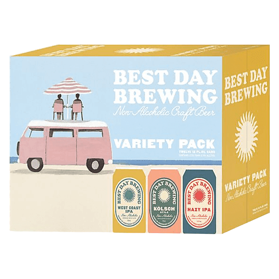 Best Day Variety Non-Alcoholic 12pk 12oz Can 0.0% ABV