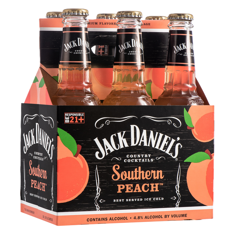 Jack Daniels Southern Peach 6pk 10oz Can