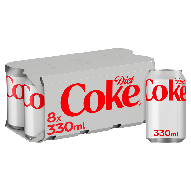 Coca-Cola Diet, 8 x 330ml