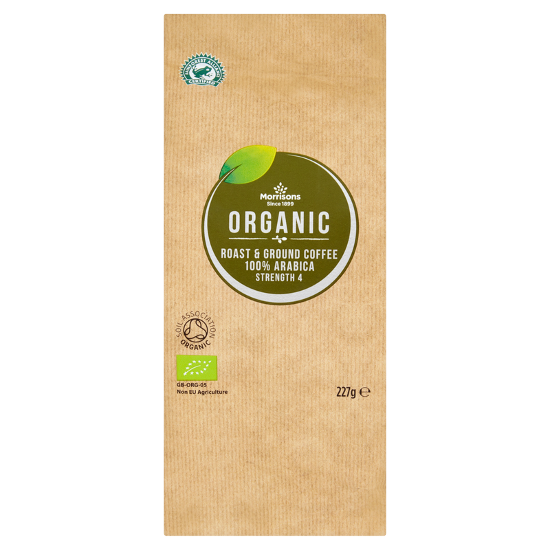 Morrisons Organic Roast & Ground Coffee, 227g