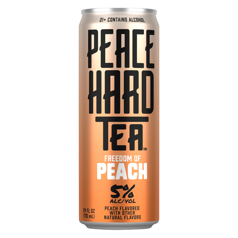 Peace Hard Tea Freedom of Peach 24oz Can 5.0% ABV