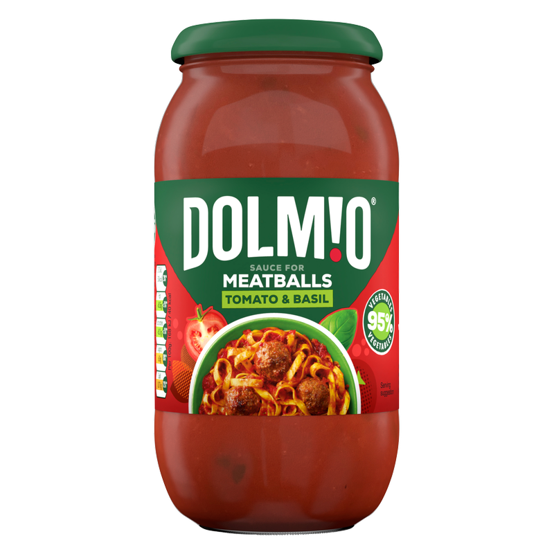 Dolmio Tomato & Basil Sauce for Meatballs, 500g