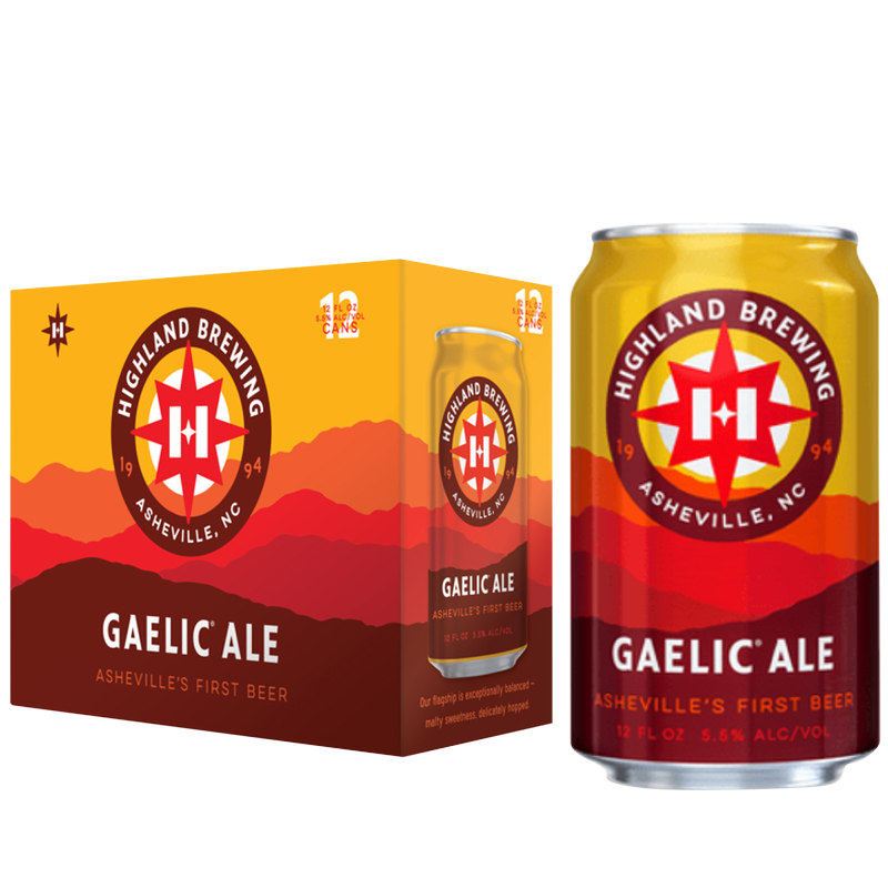 Highland Gaelic Ale 12pk 12oz Can 5.6% ABV