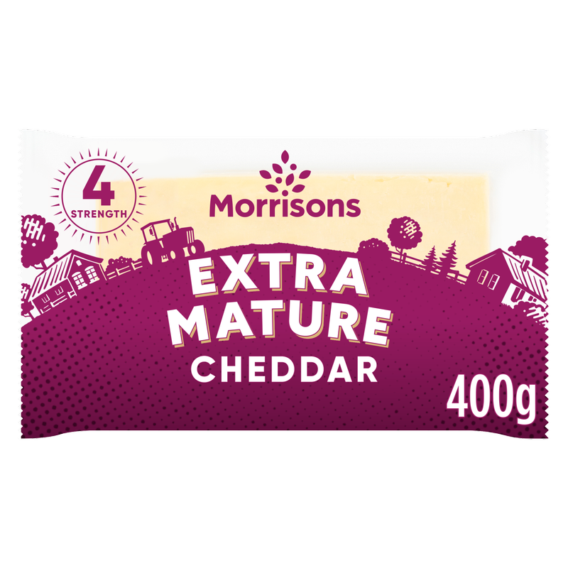 Morrisons Extra Mature Cheddar, 400g