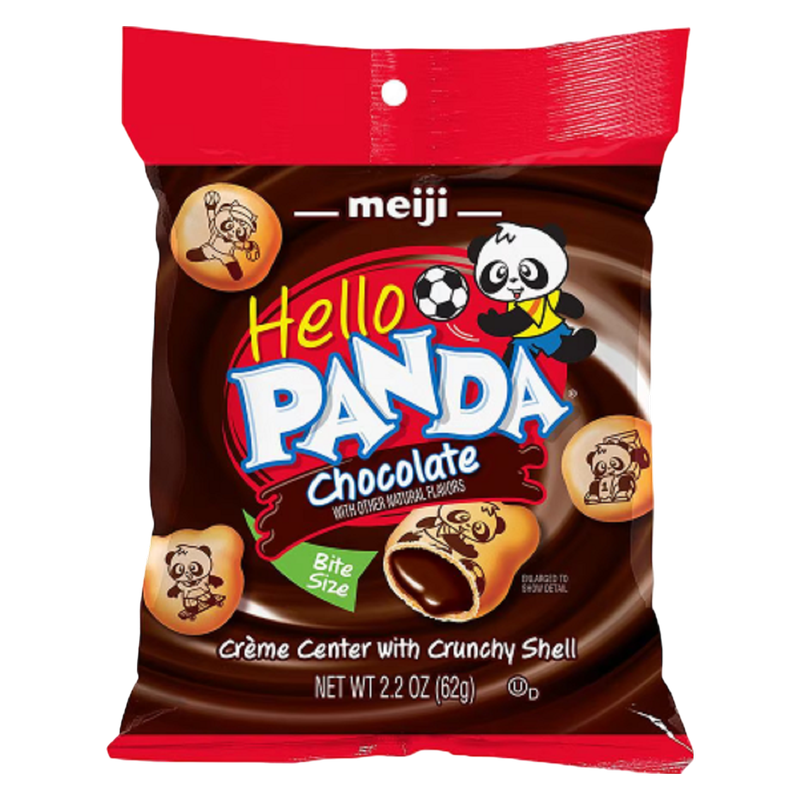 Meiji Hello Panda Chocolate Creme Filled Cookies, 2.2oz