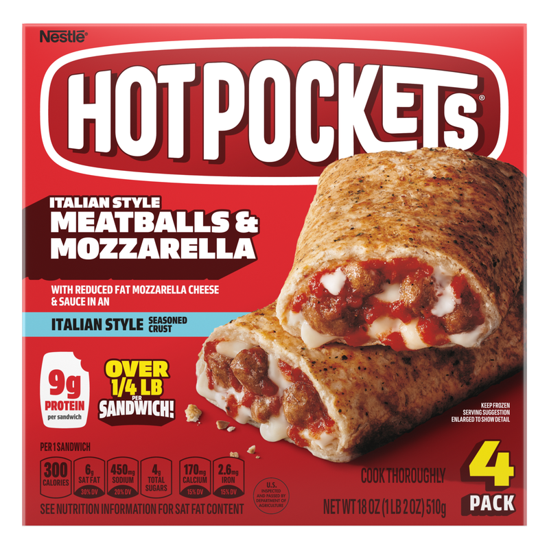 Hot Pockets Meatball & Mozzarella 4ct 
