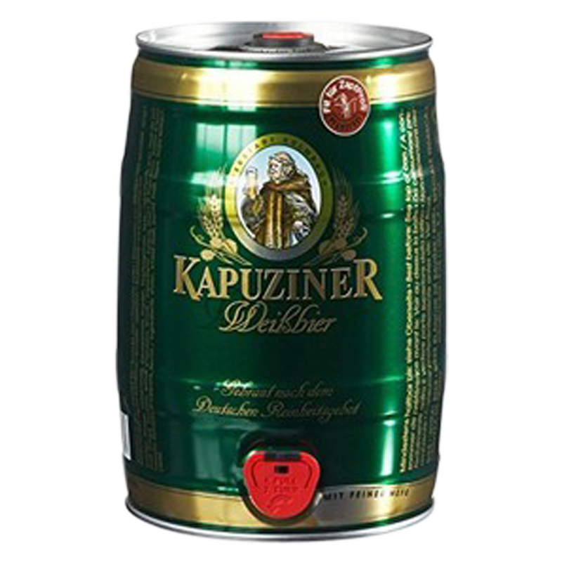 Kapuziner Weisse, 5 Liter Keg