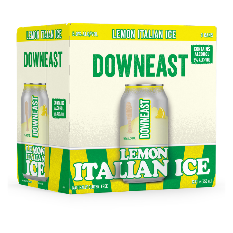 Downeast Lemon Italian Ice 9pk 12oz Can 5% ABV