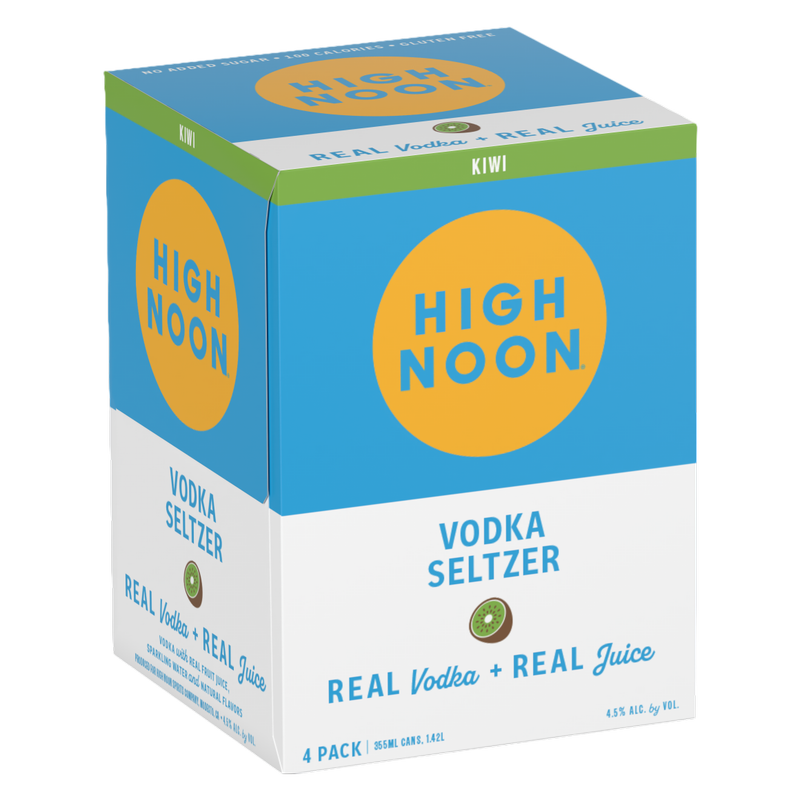 High Noon Kiwi Vodka Seltzer 4pk 12oz Cans