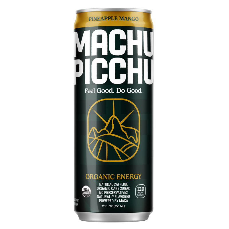 Machu Picchu Pineapple Mango Energy Drink 12oz