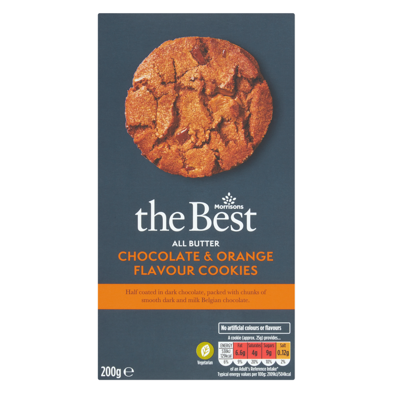 Morrisons The Best Chocolate Orange Cookies, 200g