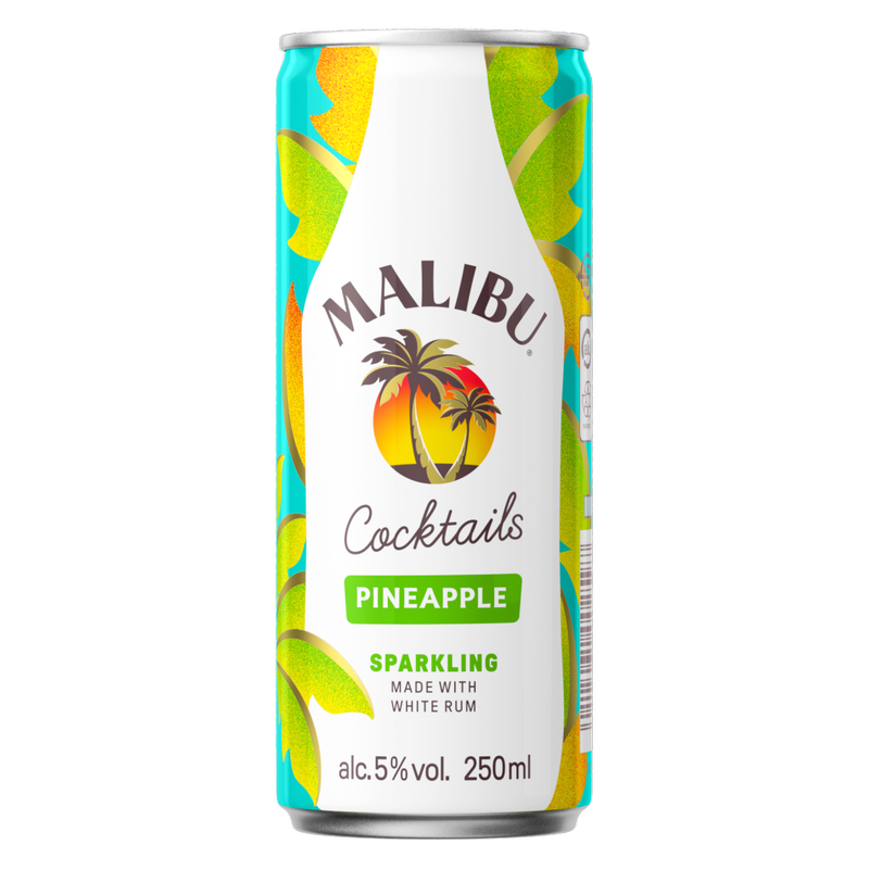 Malibu Coconut Rum & Pineapple, 250ml