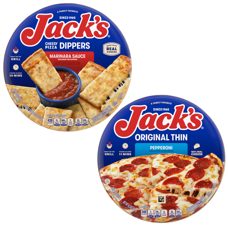 Jack's Pepperoni Pizza & Cheesey Pizza Dippers Bundle