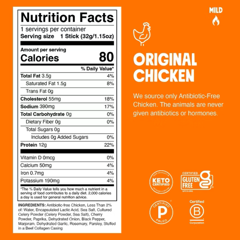 CHOMPS Original Chicken Stick, 1.15oz