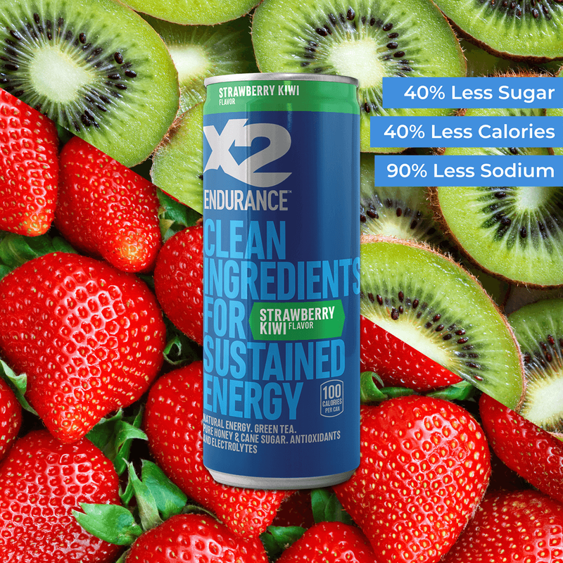 X2 Strawberry Kiwi Clean Energy Drink 12oz