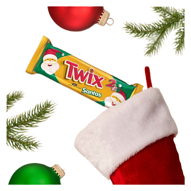 Twix Caramel Santa 2ct