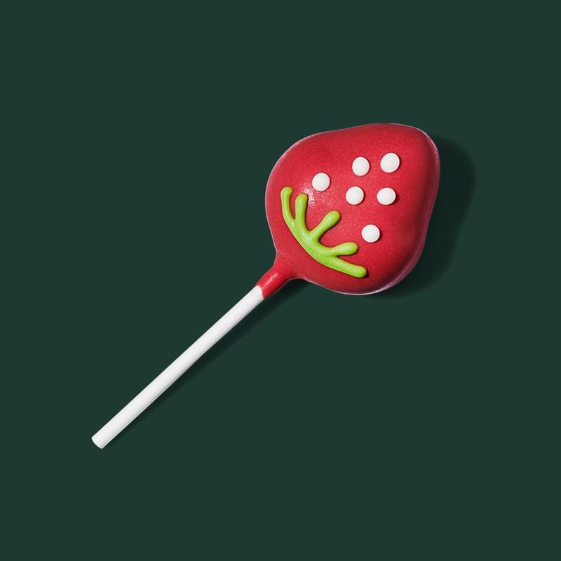 Strawberries & Cream Cake Pop