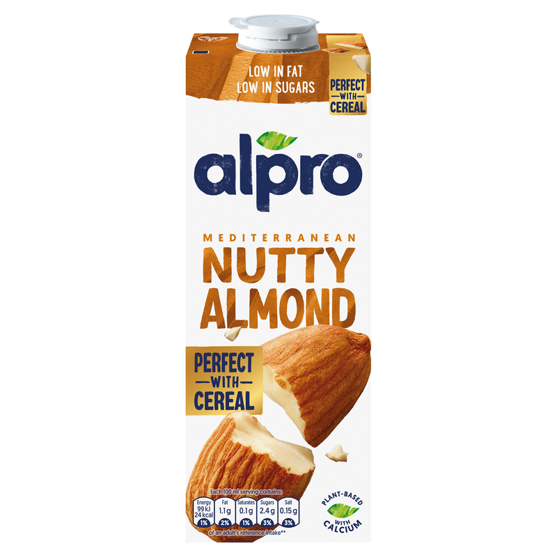 Alpro Mediterranean Nutty Almond Long Life Drink, 1L