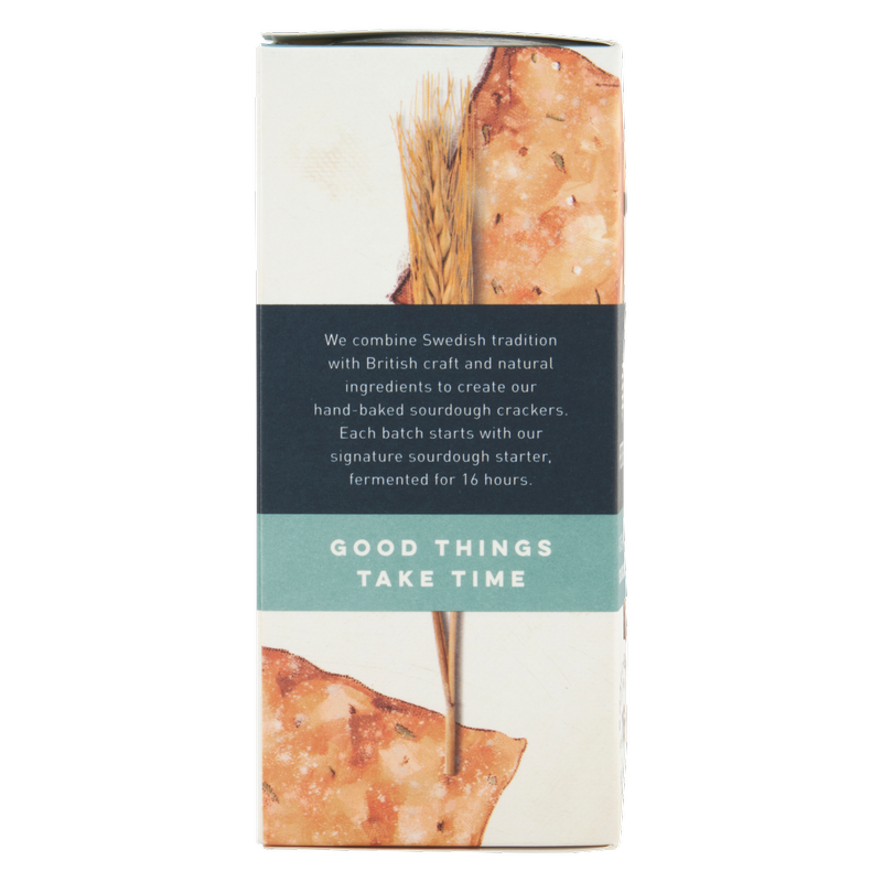 Peter's Yard Rosemary & Sea Salt Sourdough Crackers, 90g