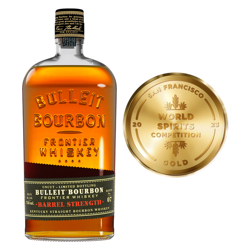 Bulleit Barrel Strength Bourbon 750ml (125 Proof)