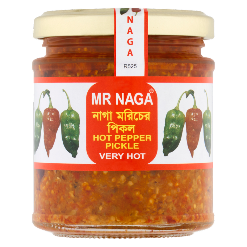 Mr Naga Hot Pepper Pickle, 190g