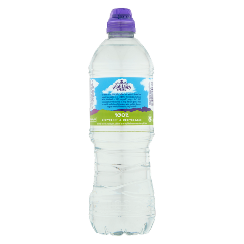 Highland Spring Eco Bottle Still Spring Water, 750ml