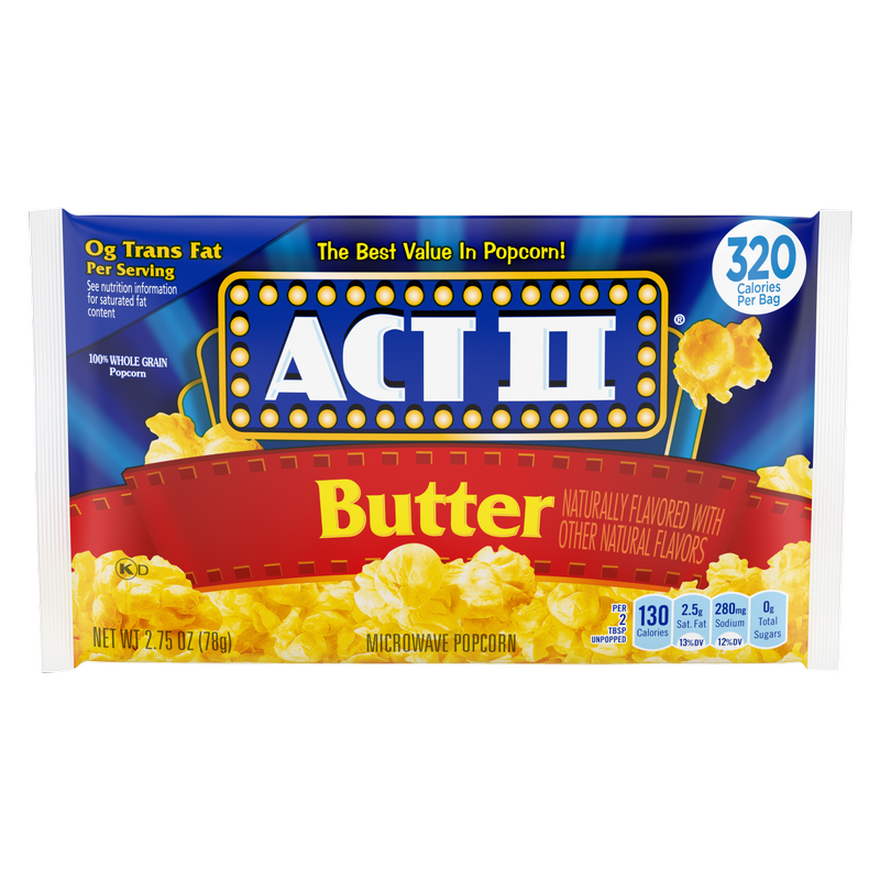 Act II Butter Popcorn, 2.75oz