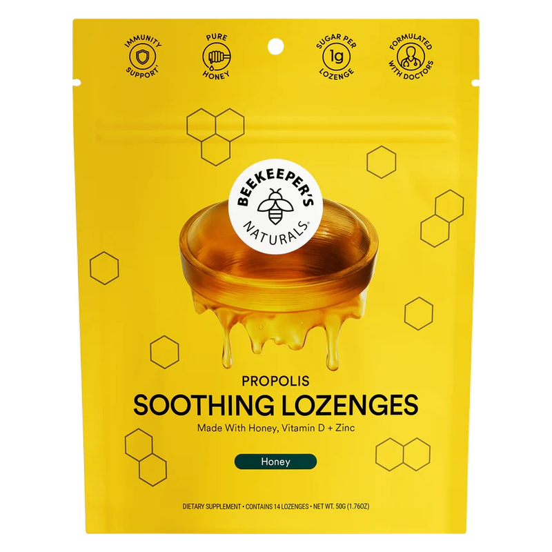 Beekeeper's Naturals B.Soothed Honey Cough Drops 14ct