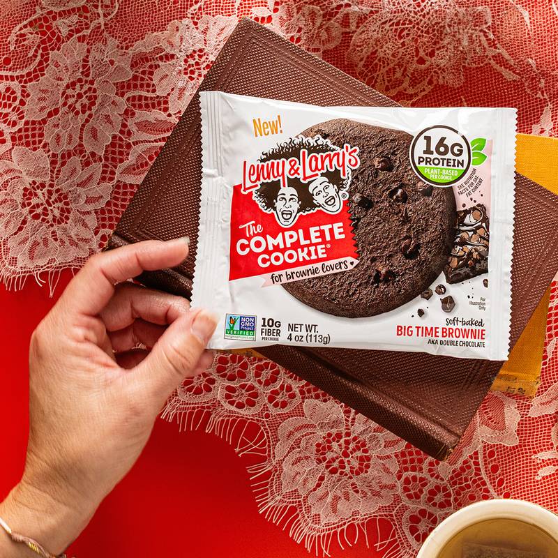Lenny & Larry's Big Time Brownie Chocolate Protein Cookie, 4oz