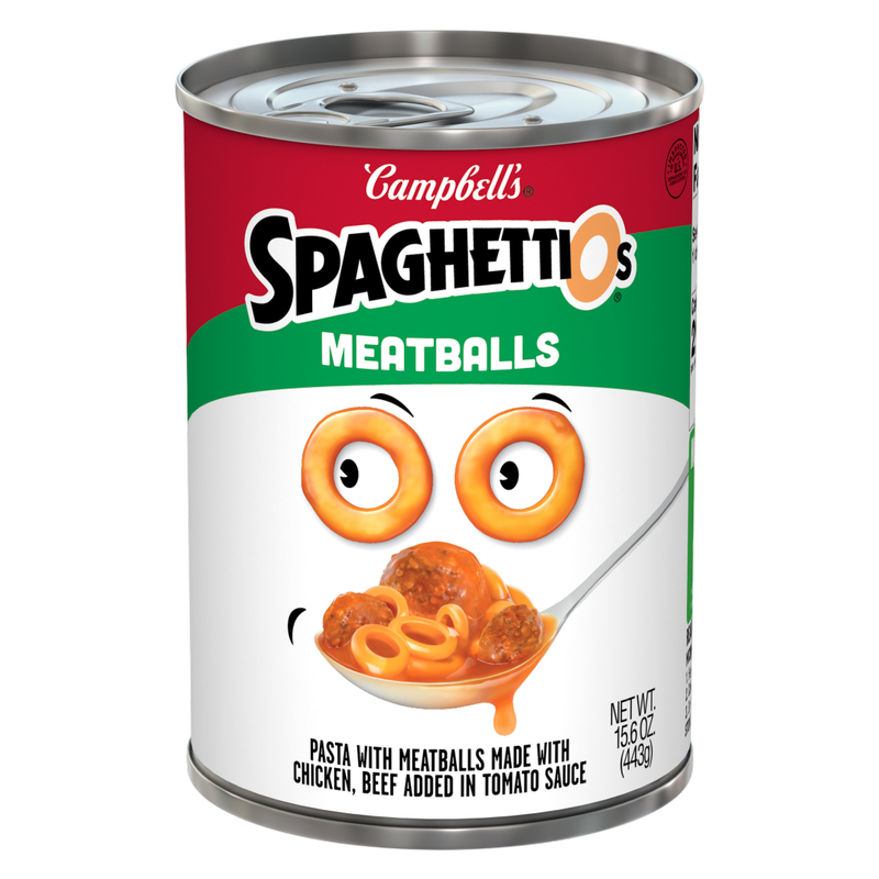 SpaghettiOs® Canned Pasta with Meatballs, 15.6 oz Can