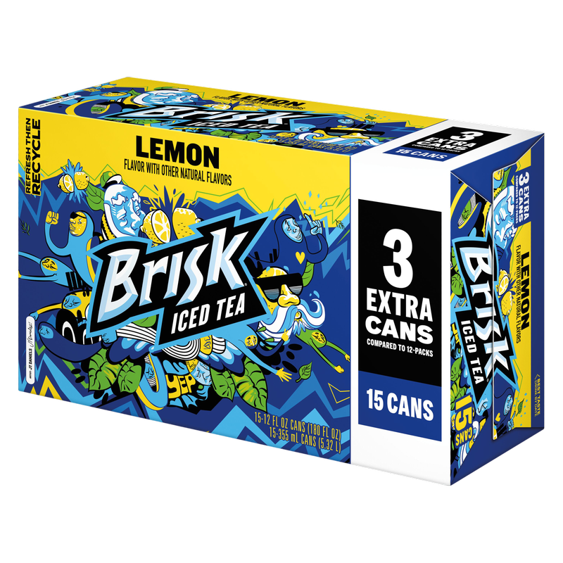 Brisk Iced Tea 15pk 12oz Can