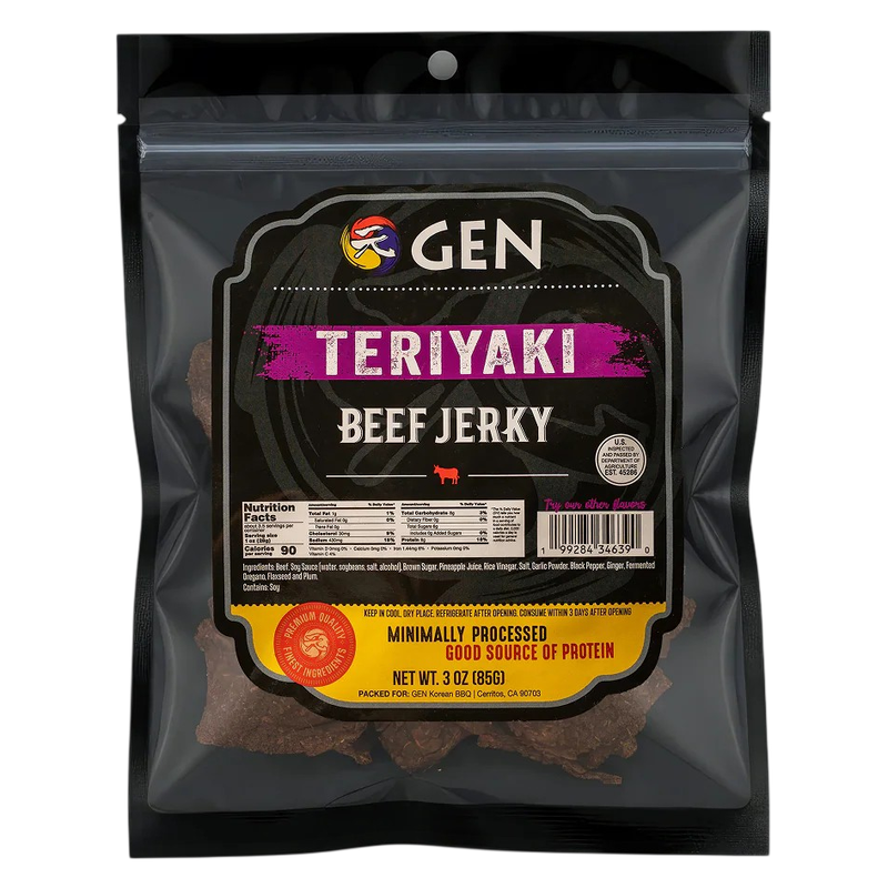 Gen Teriyaki Beef Jerky