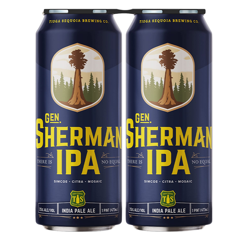 Tioga-Sequoia Brewing General Sherman IPA 4pk 16oz Can
