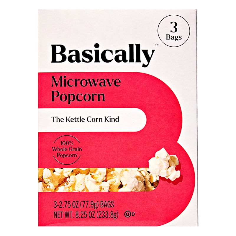 Basically, 3ct Microwave Kettle Popcorn