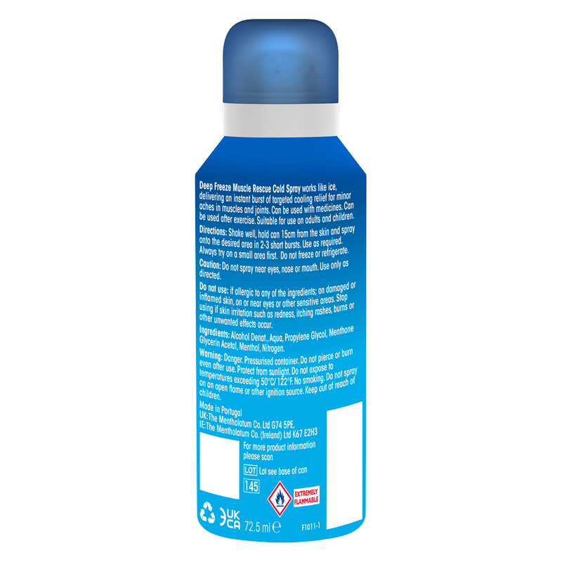 Deep Freeze Muscle Rescue Cold Spray, 72.5ml