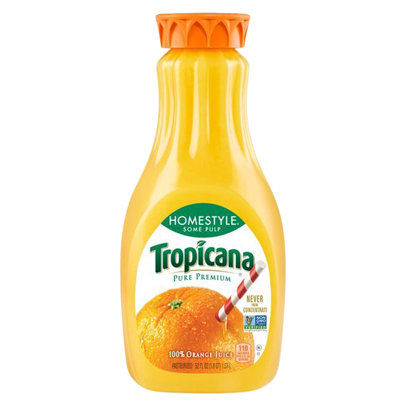 Tropicana Homestyle Orange Juice Some Pulp 52oz