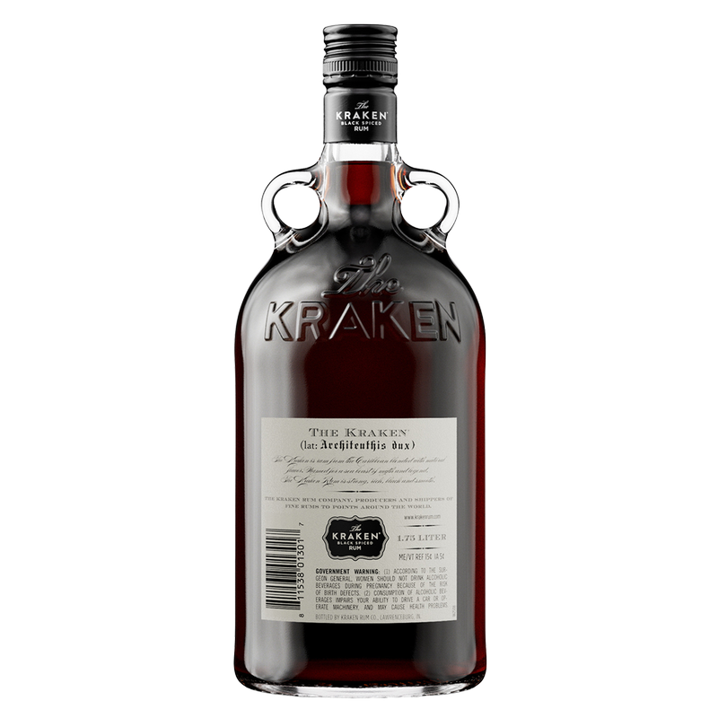 The Kraken Black Spiced Rum 1.75L (94 Proof)