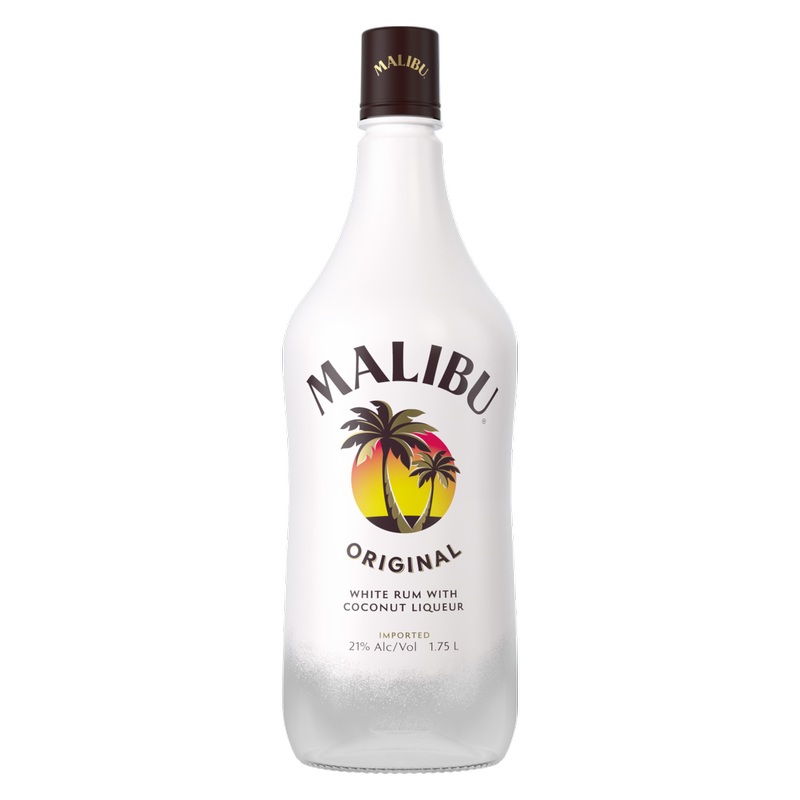 Malibu White Rum with Coconut Liqueur 1.75L (42 Proof)