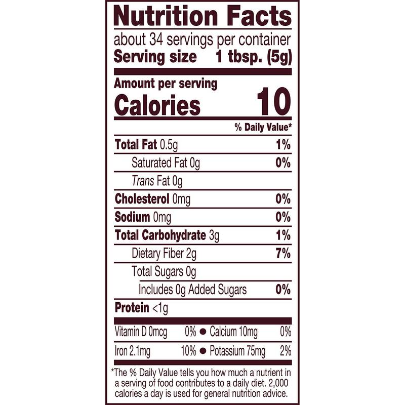 HERSHEY'S Natural Unsweetened Cocoa Powder Resealable Pouch, 6 oz