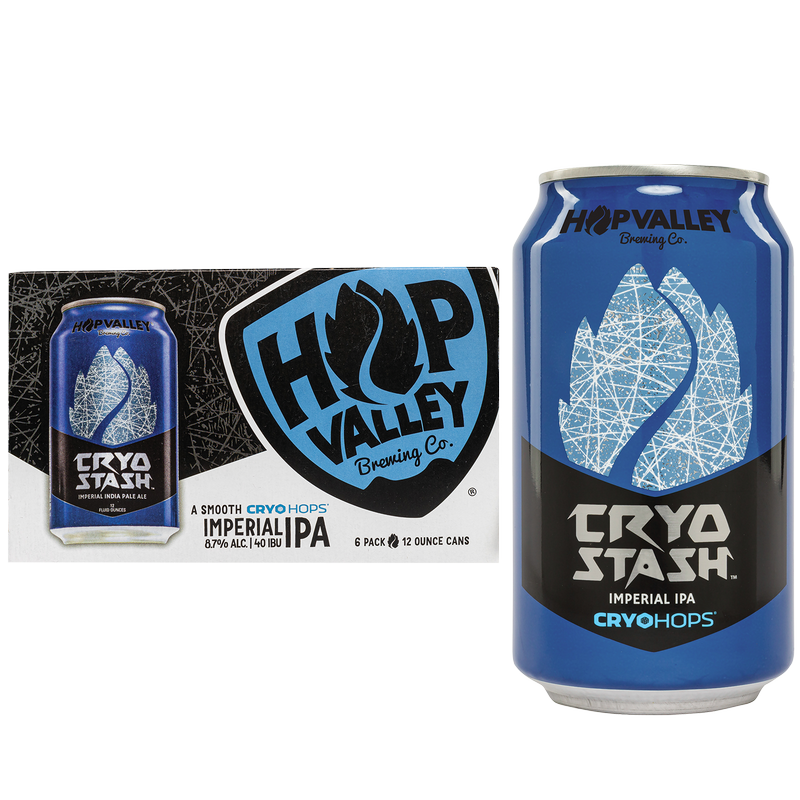 Hop Valley Cryo Stash Imperial IPA 6pk 12oz Can 8.7% ABV