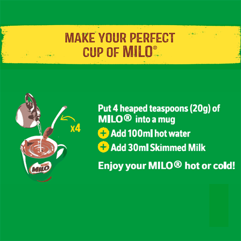Milo Ghana Instant Malt Chocolate Drinking Powder, 400g