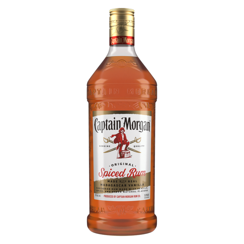 Captain Morgan Spiced Rum PET 1.75L (70 proof)