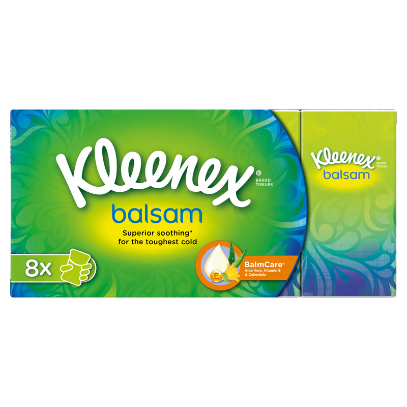 Kleenex Balsam Pocket Pack, 8pcs
